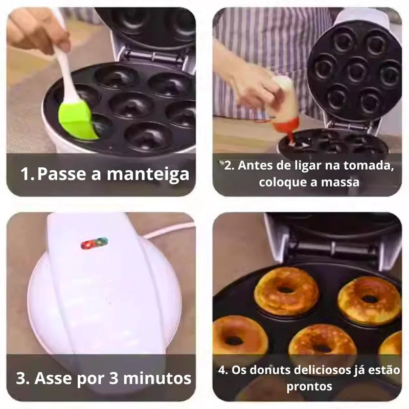 Máquina de mini donuts portátil